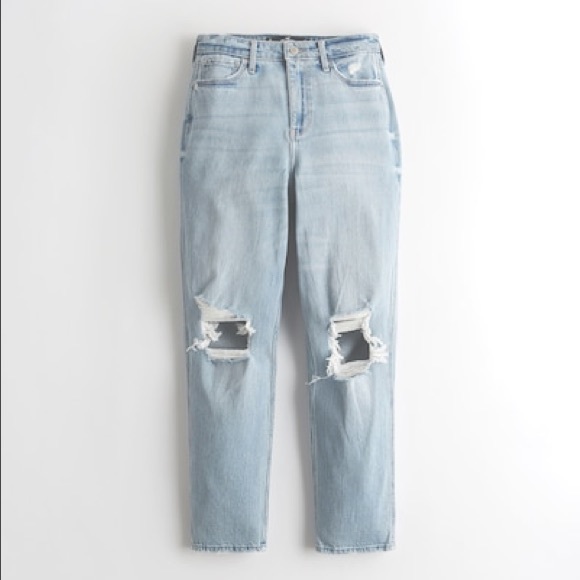 Hollister Distressed Boyfriend Jeans - Picture 1 of 5